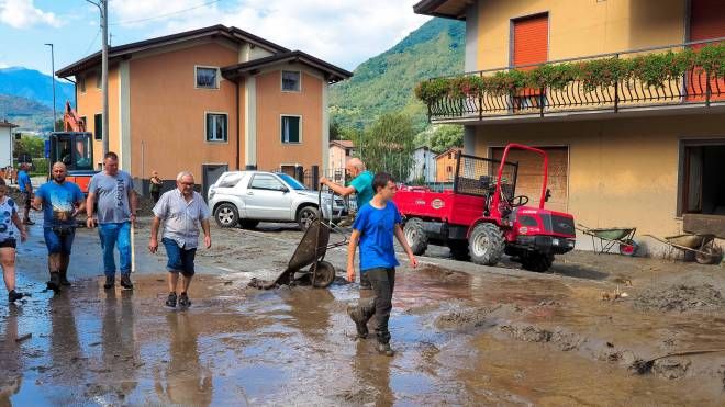 Bomba d'acqua in Val Camonica