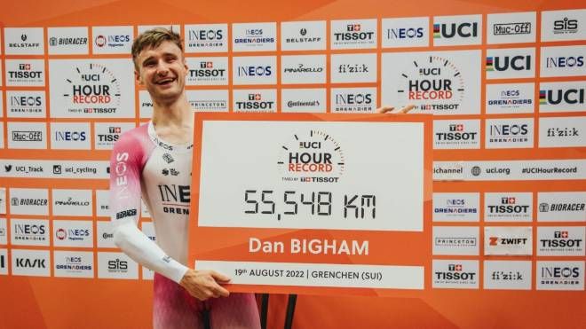 Daniel Bigham ha stabilito il nuovo record dell'ora 