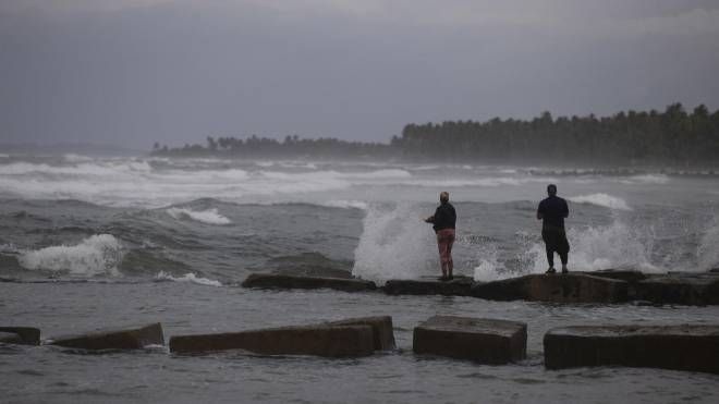 L'arrivo dell'uragano Fiona in Repubblica Dominicana (Ansa)