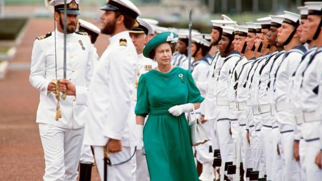 La regina Elisabetta in Australia nel 1986