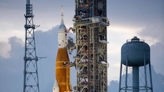 Lo Space Launch System (Sls) della Nasa (Ansa)