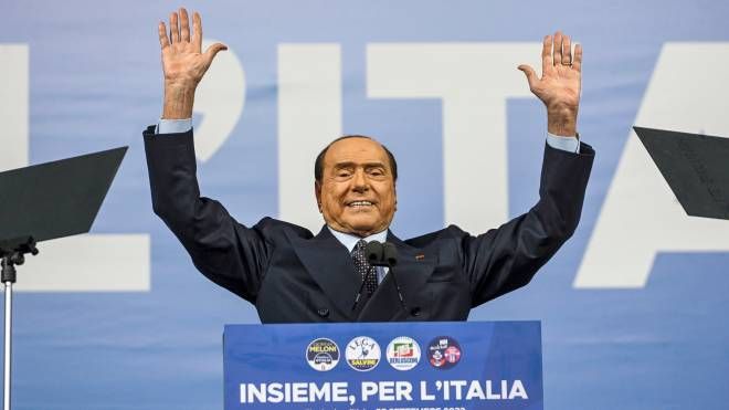 Silvio Berlusconi in Piazza del Popolo