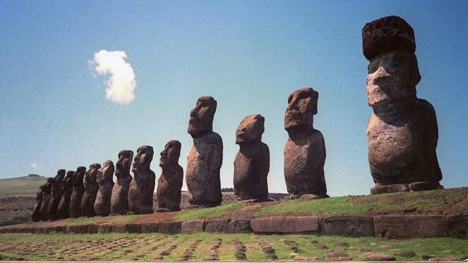 I moai dell'Isola di Pasqua