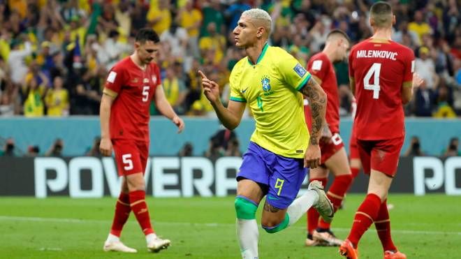 Brasile-Serbia, Richarlison segna l'1-0