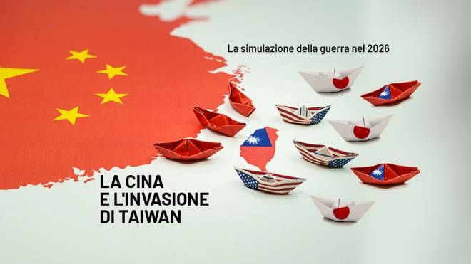 La Cina e l'invasione di Taiwan: la simulazione della guerra nel 2026