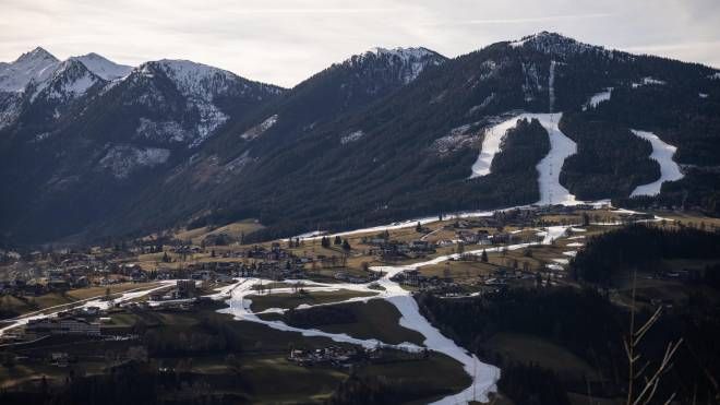 Le Alpi austriche, 6 gennaio 2023 (Ansa)