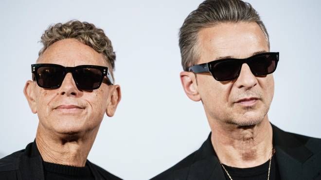 Martin Gore  e David Gahan, i Depeche Mode (Ansa)