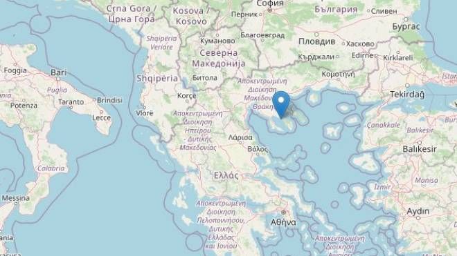 Terremoto in Grecia, l'epicentro nella penisola Calcidica (Ingv)