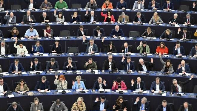 Una sessione plenaria del Parlamento europeo 