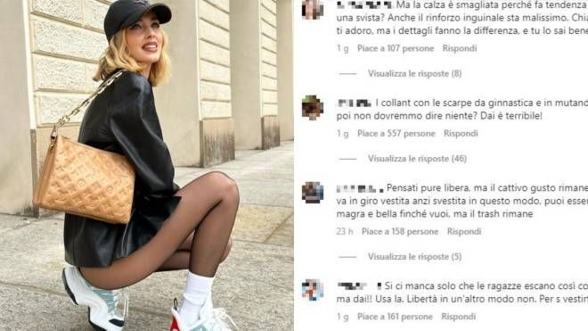 Chiara Ferragni e i commenti negativi per il suo outfit