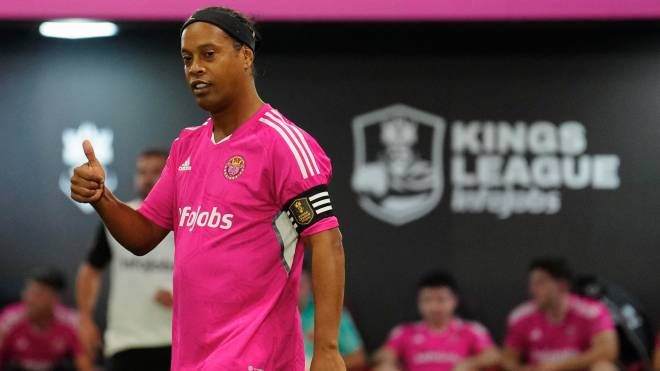 Ronaldinho in azione nella Kings League 