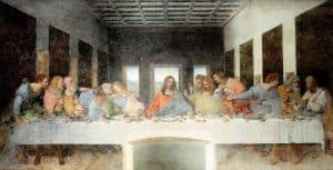L'ultima Cena di Leonardo da Vinci, affresco dipinto a Milano
