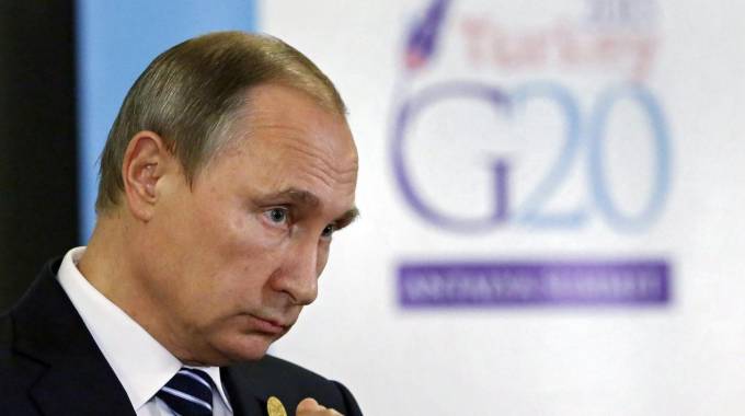Vladimir Putin al G20 (Ansa)