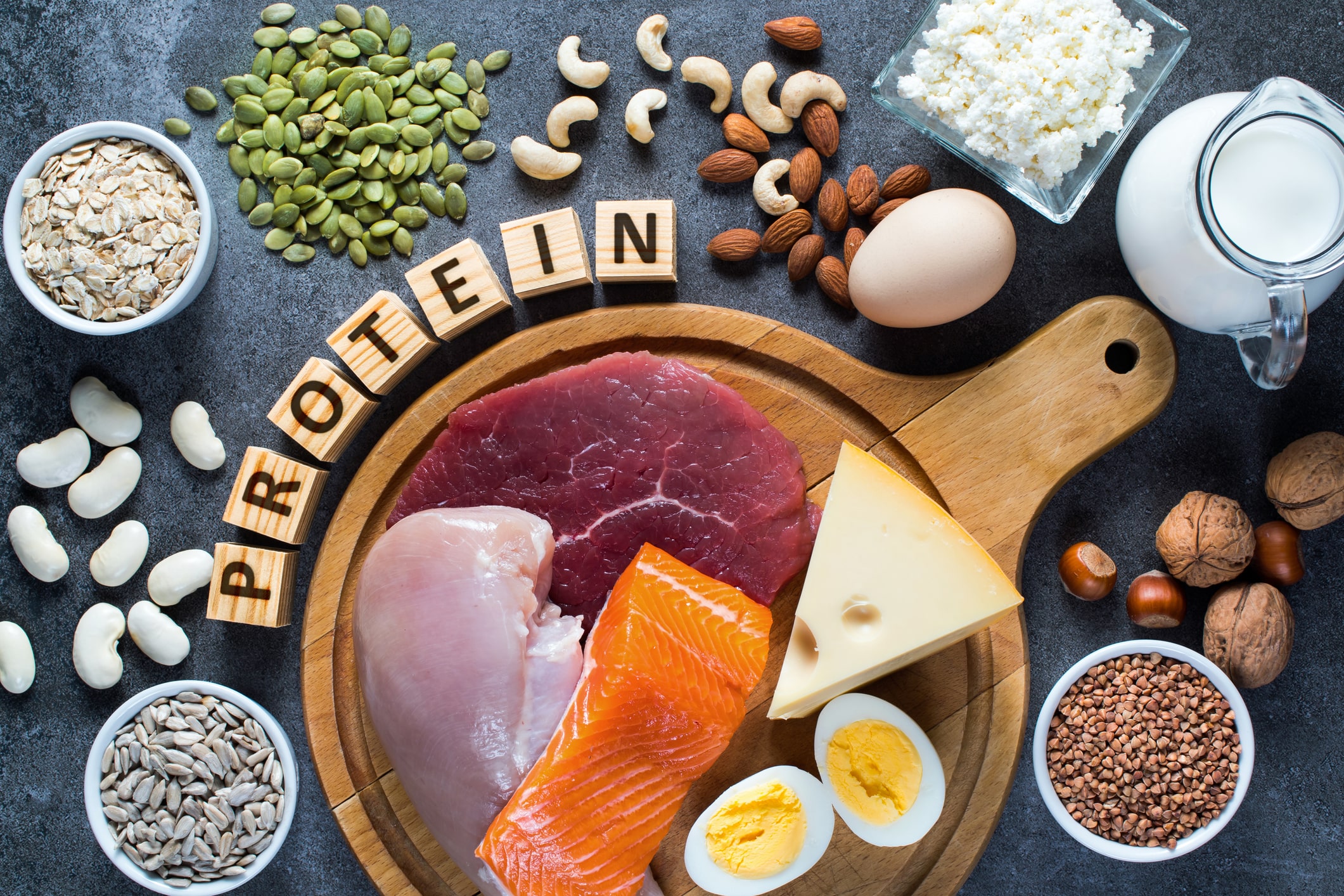 Crediti iStock - cibo ad alto contenuto proteico